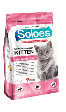 Formulated for the second stage of kitten